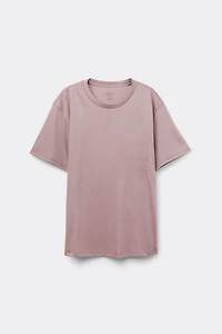 Elevated Cotton Short Sleeve Top