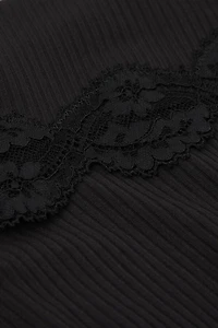 Your Everyday Wear Ribbed Shorts with Lace