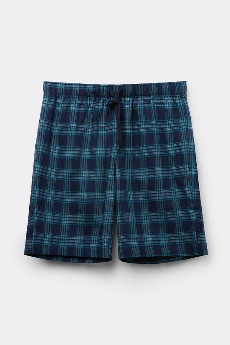 Check Print Cloth Shorts