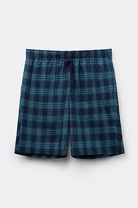 Check Print Cloth Shorts
