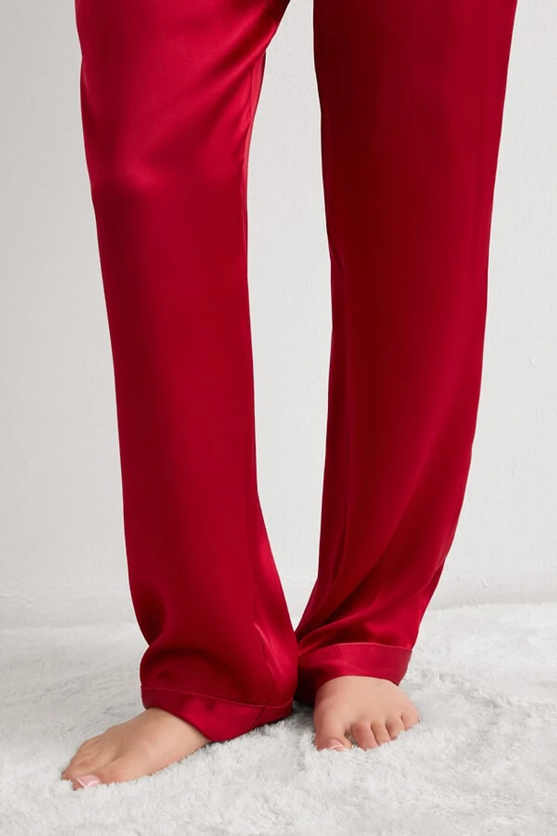Silk Satin Pajama Pants