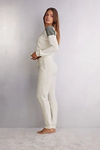 Royal Elegance Ribbed Pants