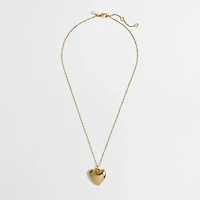 Girls' heart locket necklace