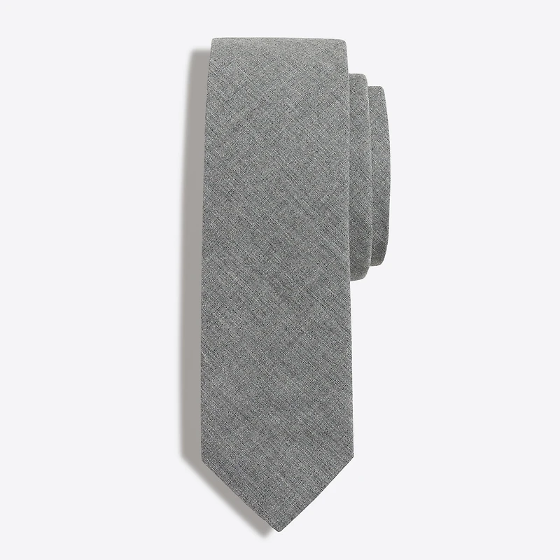 Heather poplin tie