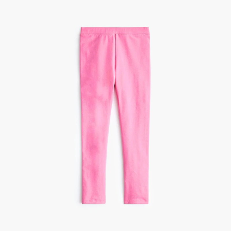 Girls' solid leggings