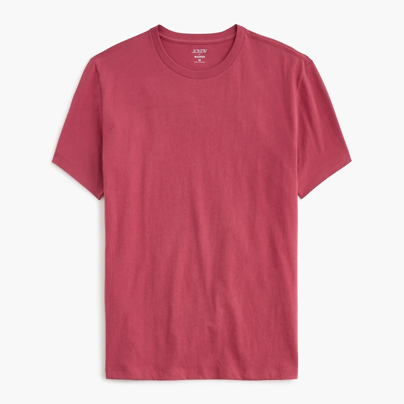 Cotton washed jersey tee