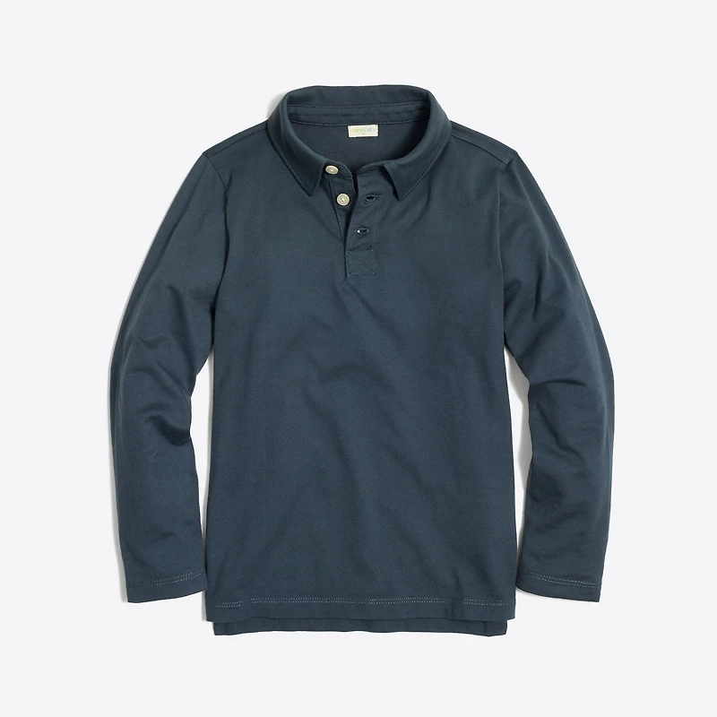 Kids' long-sleeve polo shirt
