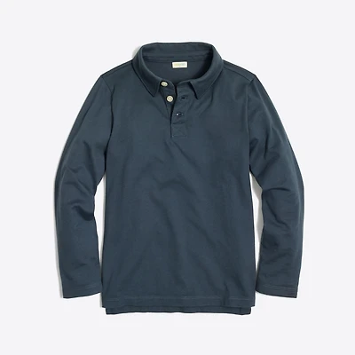 Kids' long-sleeve polo shirt