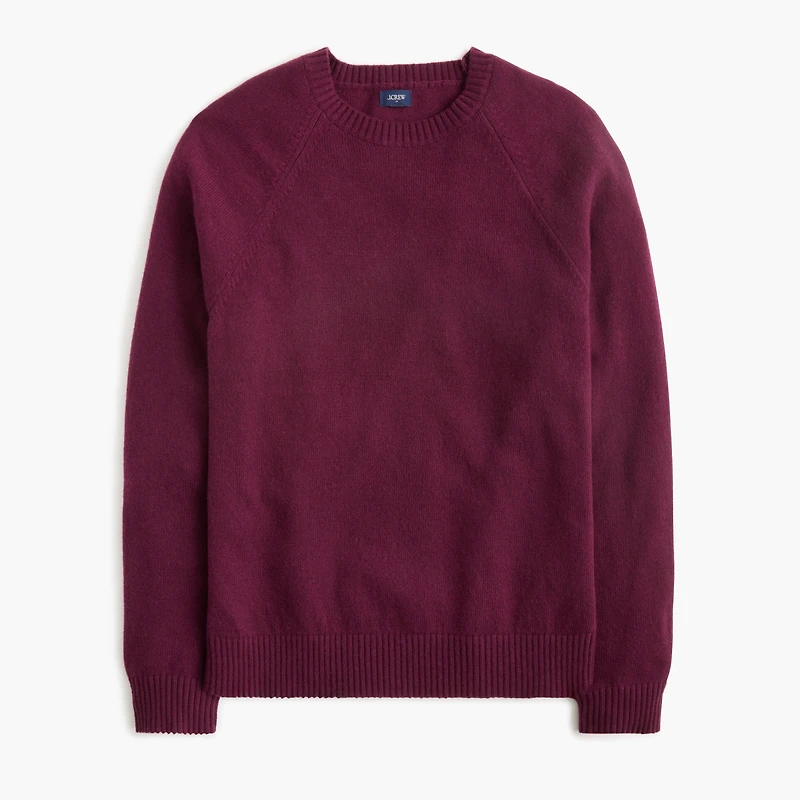 Crewneck sweater supersoft lambswool blend