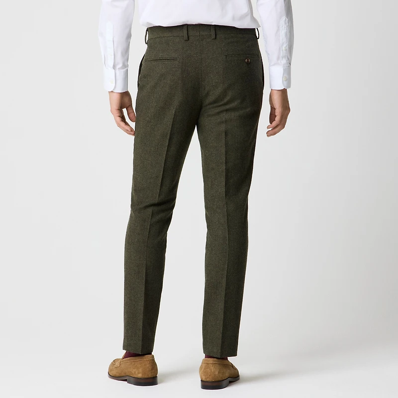 Slim-fit Thompson suit pant Donegal wool blend