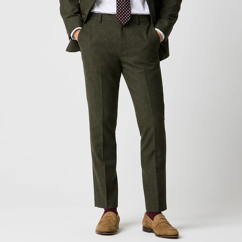 Slim-fit Thompson suit pant Donegal wool blend