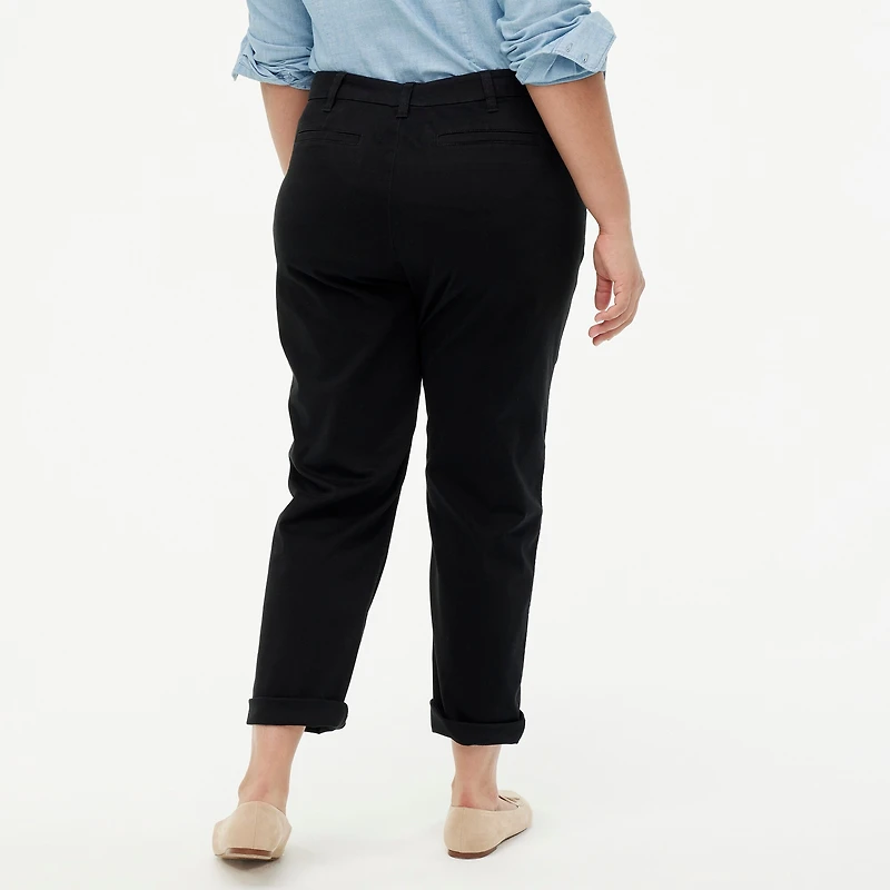 High-rise girlfriend chino pant