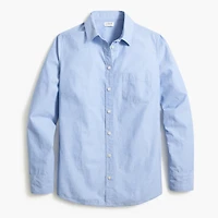 Signature-fit button-up shirt end-on-end cotton