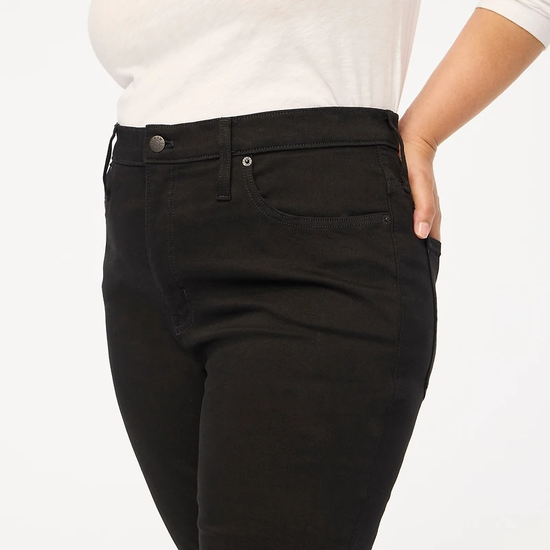 9" mid-rise skinny jean signature stretch