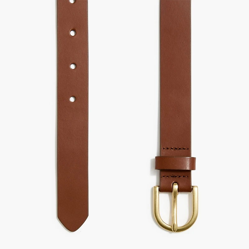 Italian bonded leather belt