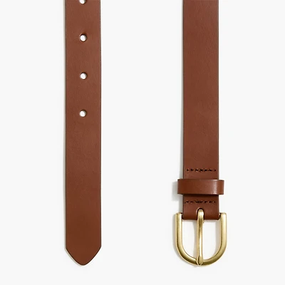 Italian bonded leather belt