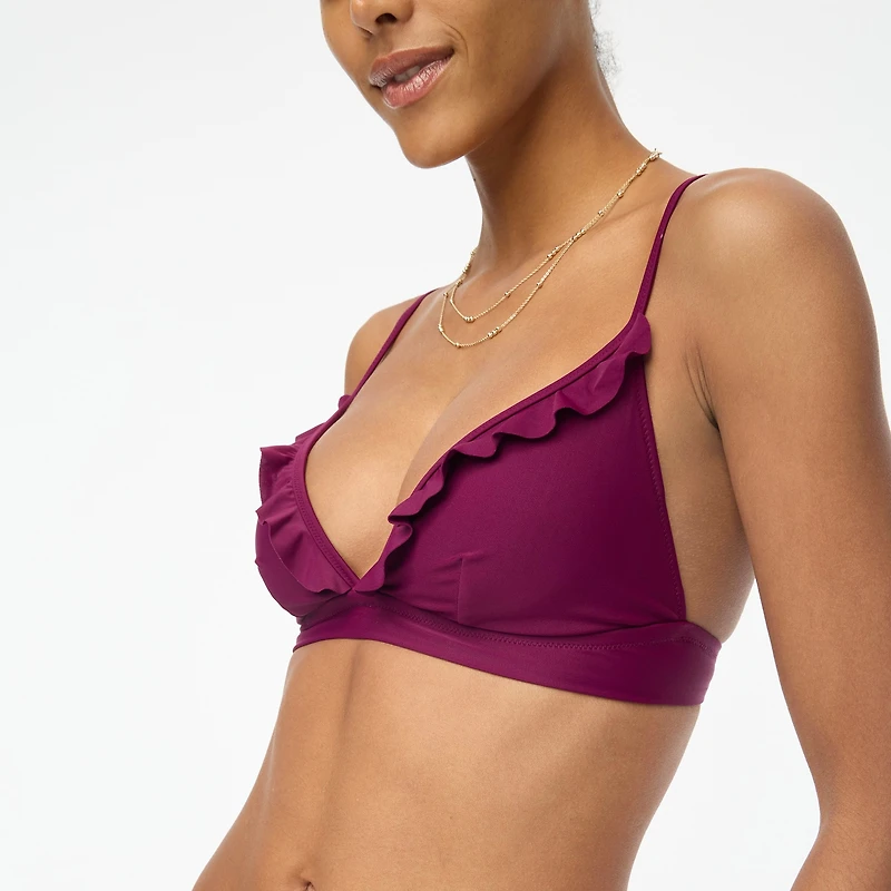 Ruffle french bikini top