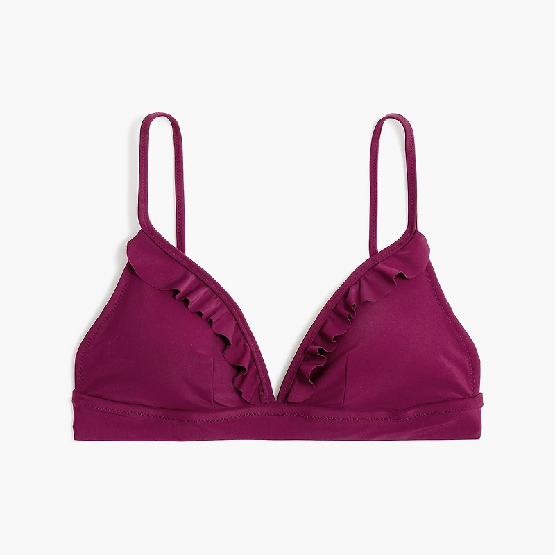 Ruffle french bikini top