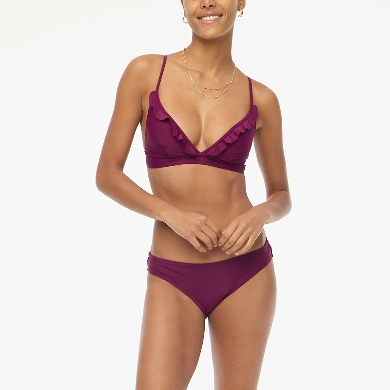 Ruffle french bikini top