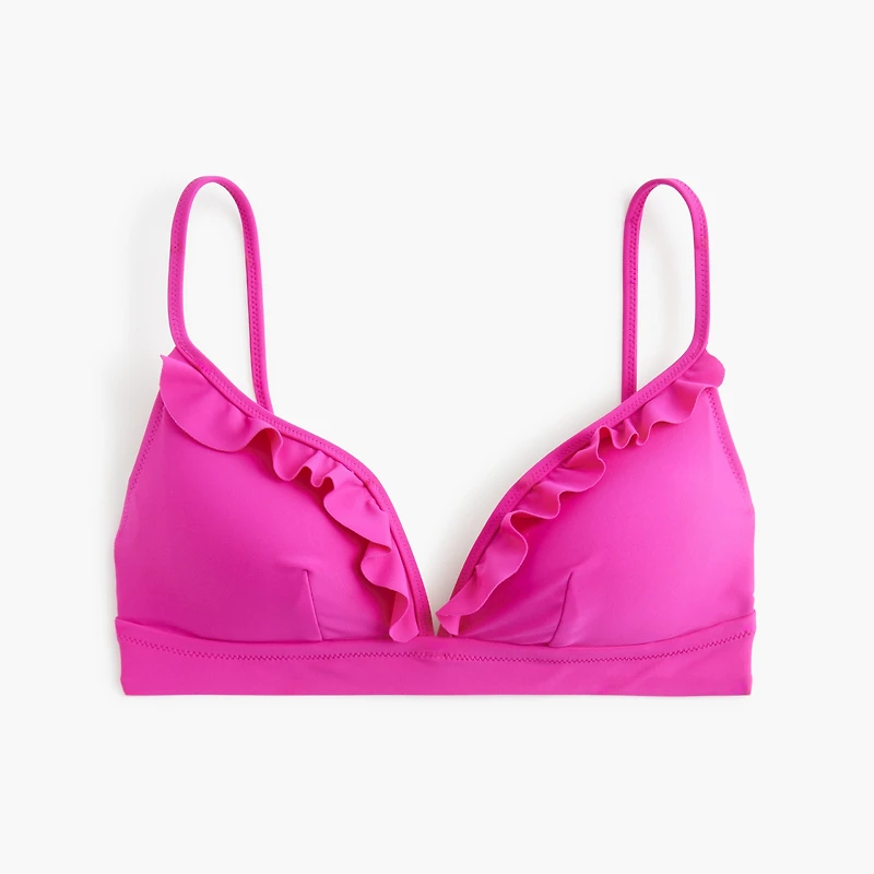 Ruffle french bikini top