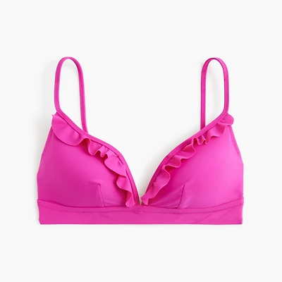 Ruffle french bikini top