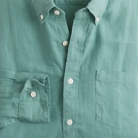 Classic linen-blend shirt