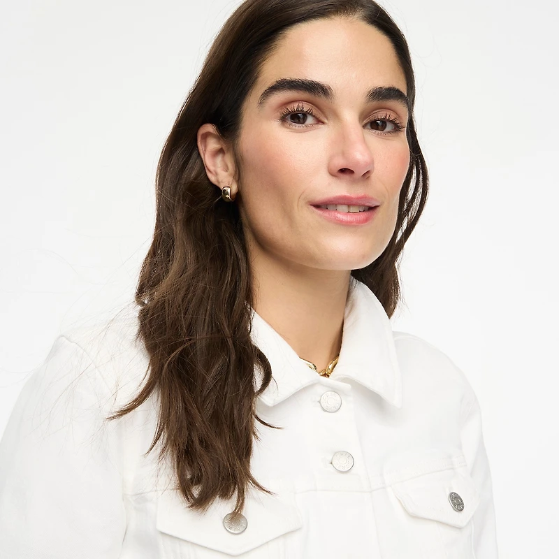 Classic jean jacket white wash