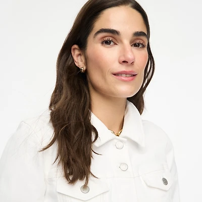 Classic jean jacket white wash