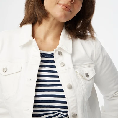 Classic jean jacket white wash