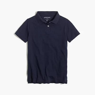 Kids' cotton piqué polo