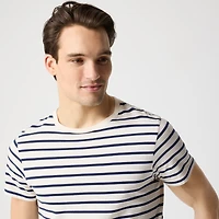 Slim broken-in striped tee