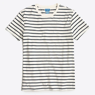 Slim broken-in striped tee