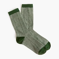 Herringbone trouser socks