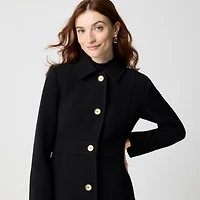 Wool-blend lady day coat