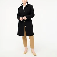 Wool-blend lady day coat