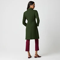 Wool-blend lady day coat