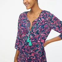Printed beach tunic