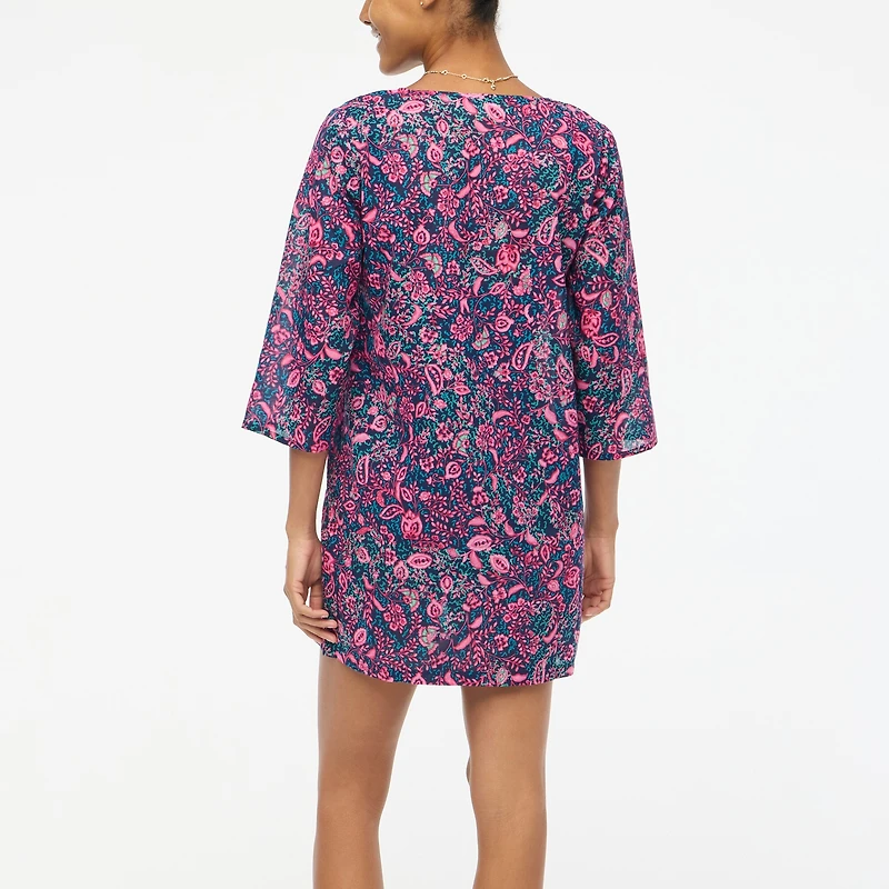 Printed beach tunic