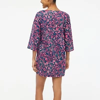 Printed beach tunic