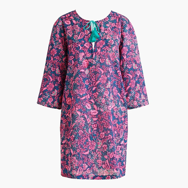 Printed beach tunic