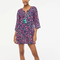Printed beach tunic