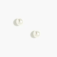 Pearl stud earrings