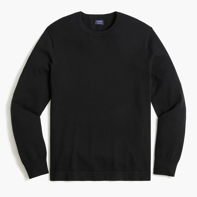 Cotton crewneck sweater-tee