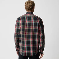 Holiday tartan flex casual shirt