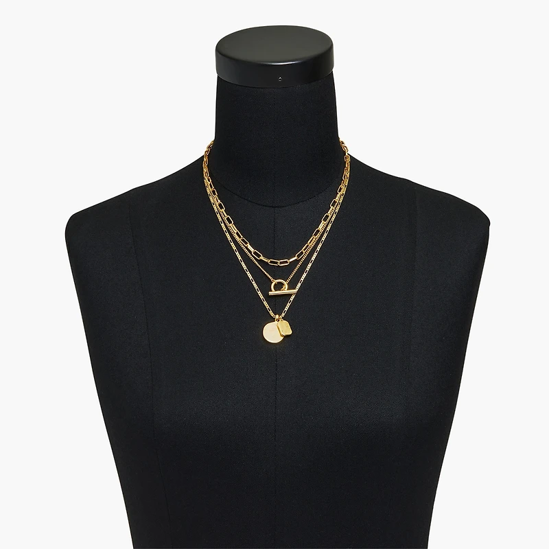 Three-layer necklace
