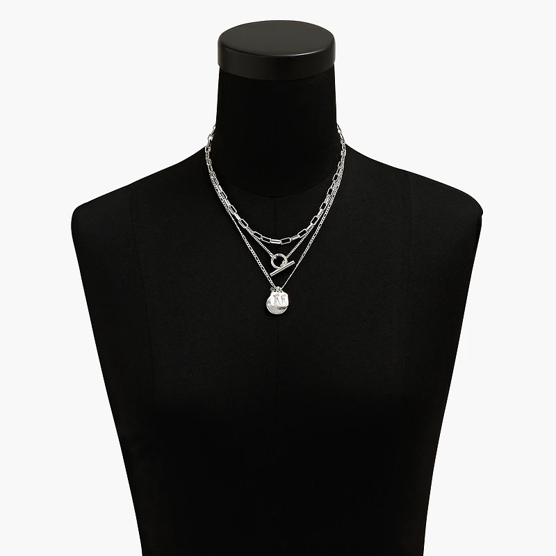 Three-layer necklace