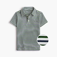 Boys' striped polo shirt