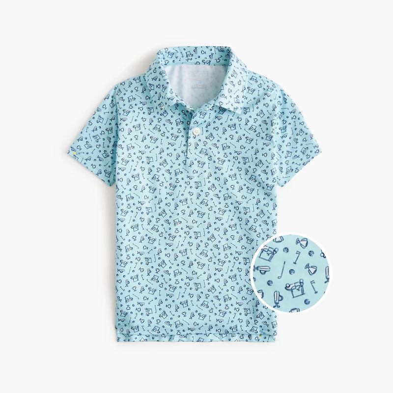 Boys' performance polo