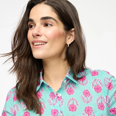 Lightweight cotton shirt signature fit