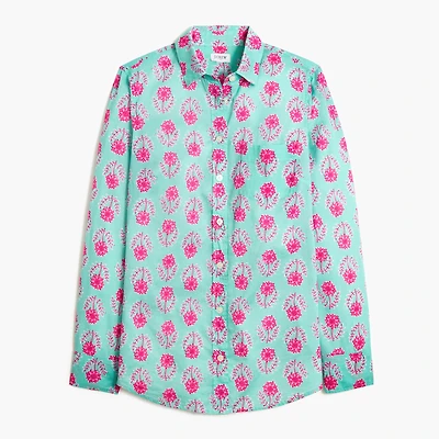 Lightweight cotton shirt signature fit